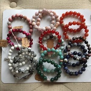 Gemstone bracelets Samples NOT For Sale